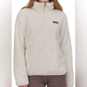 Patagonia Birch White Sherpa Fleece‎ Jacket. Girl's XL (14) Good Condition